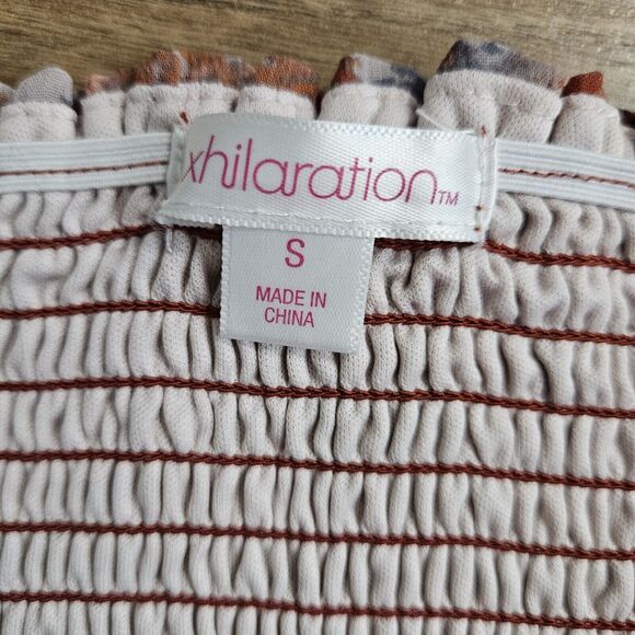 Xhilaration Dress Womens Small Multicolor Maxi Boho Casual Off The Shoulder - Picture 12 of 16